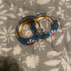 Floral earrings